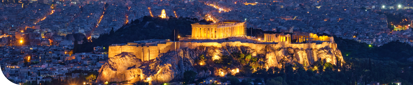 Acropolis at night